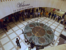 Protesters join hands in prayer and song as they gather in in the Rotunda of the Capitol before the building's doors were locked for the weekend on Friday. Photo by Ryan Ray.