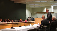 Stephen James of the Florida Association of Counties tells a Senate panel that many counties with springs can't afford the groundwater cleanup requirements proposed under SB 1576. Photo by Bruce Ritchie.