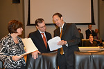 House Appropriations Committee Chairman Seth McKeel goes over budget documents Monday with his Senate counterpart, Sen. Joe Negron. Photo by Bill Cotterell