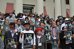 Sixty protestors marched on the Capitol and attended a state clemency board meeting Wednesday, urging Gov. Rick Scott and the Cabinet to reverse their policy and restore voting rights automatically for ex-convicts. Photo: Bill Cotterell