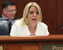 Attorney General Pam Bondi  initially wrangled with legislators over how to spend the settlement money. File photo by Ana Goni-Lessan.