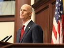 At the Florida Chamber of Commerceâ€™s Future of Florida Forum on Wednesday, Gov. Rick Scott ta;ked about the economic turnaround in Florida since he took office. File photo by Ana Goni-Lessan.